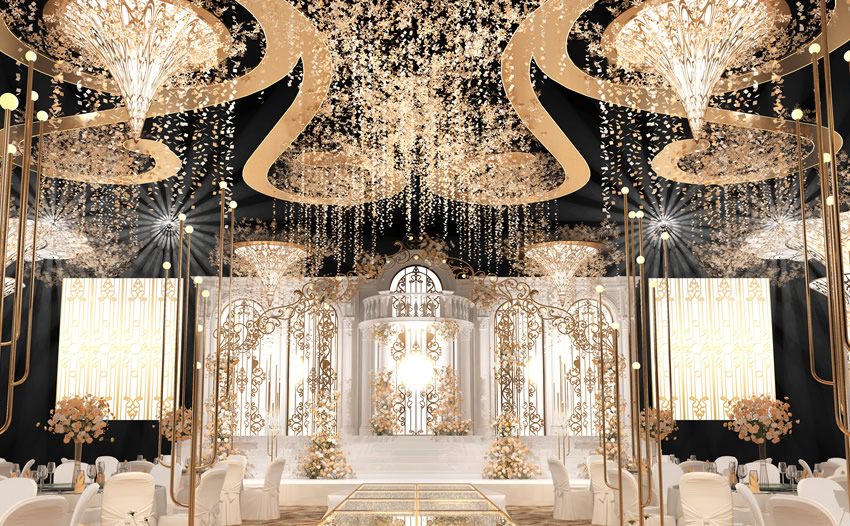 陆良花木兰喜事汇金色大厅效果展示